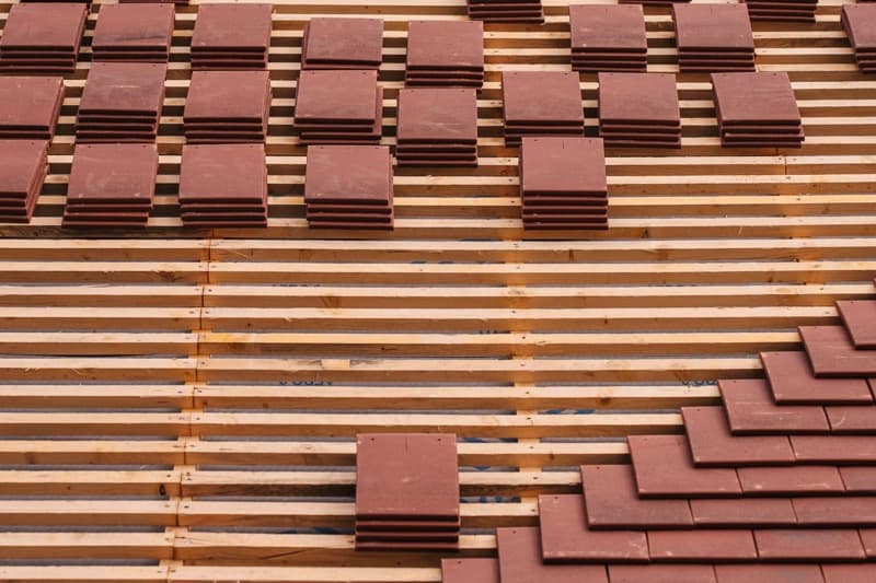 A newly shingled roof on an Austin home